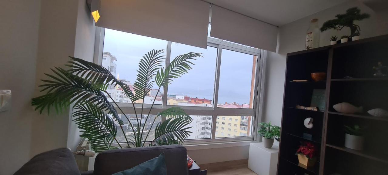 Duplex Centrico Con Vistas Al Mar Vigo Exterior foto